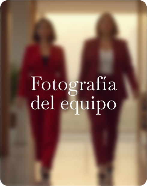 Fotografía borrosa del equipo